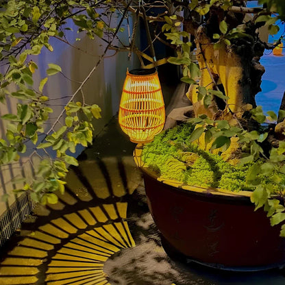 Solara™ Woven Lantern